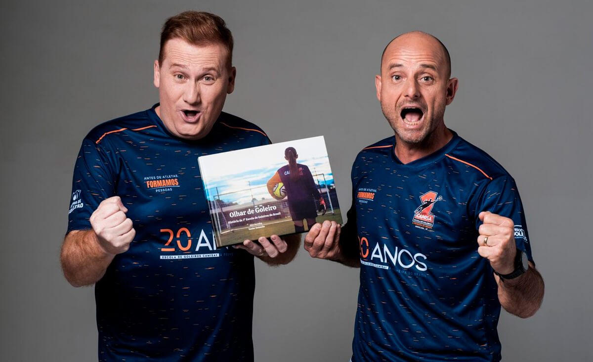Foto Lançamento Livro Olhar de Goleiro